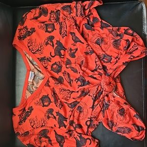 Lularoe Christy T Witches Halloween oversized 2XL Goth